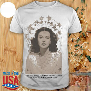 This Is A Song For Miss Hedy Lamarr By Jeff Beck And Johnny Depp Shirt